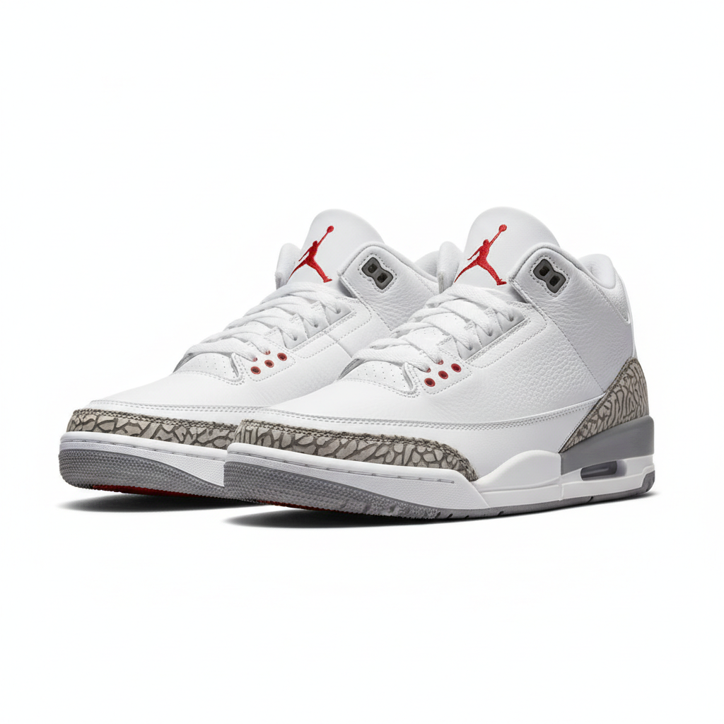 Jordan 3 White Cement
