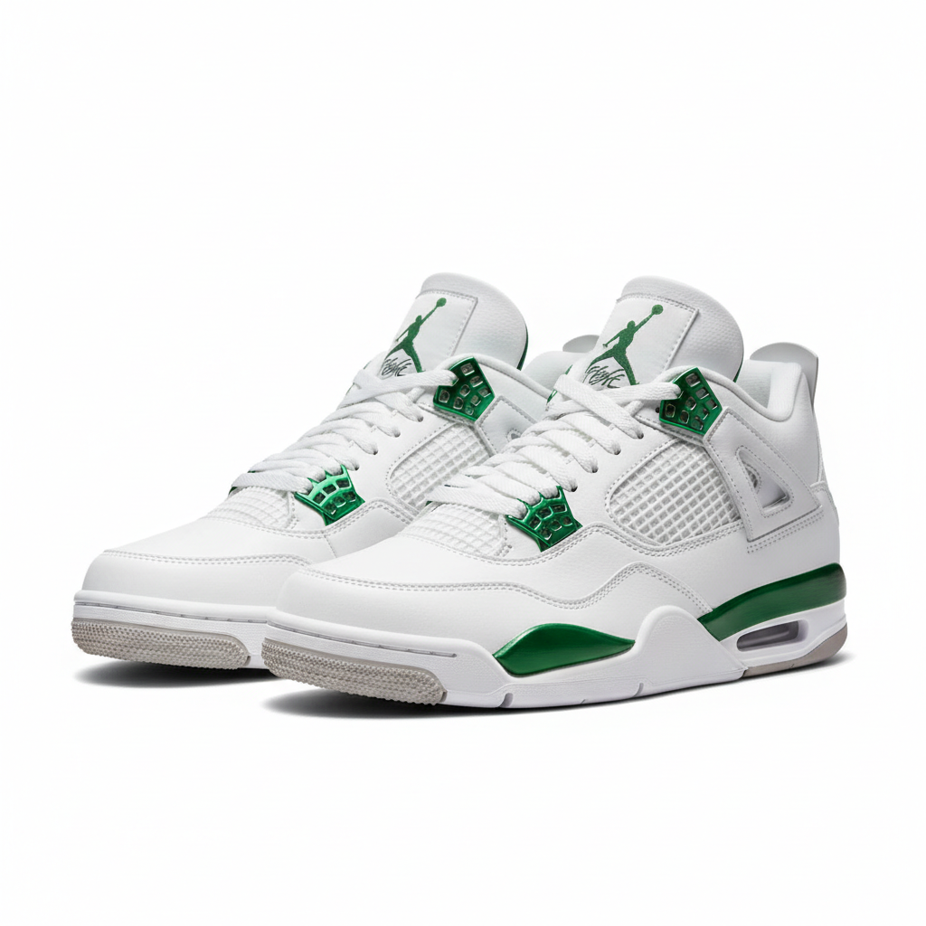 Jordan 4 Metallic Green