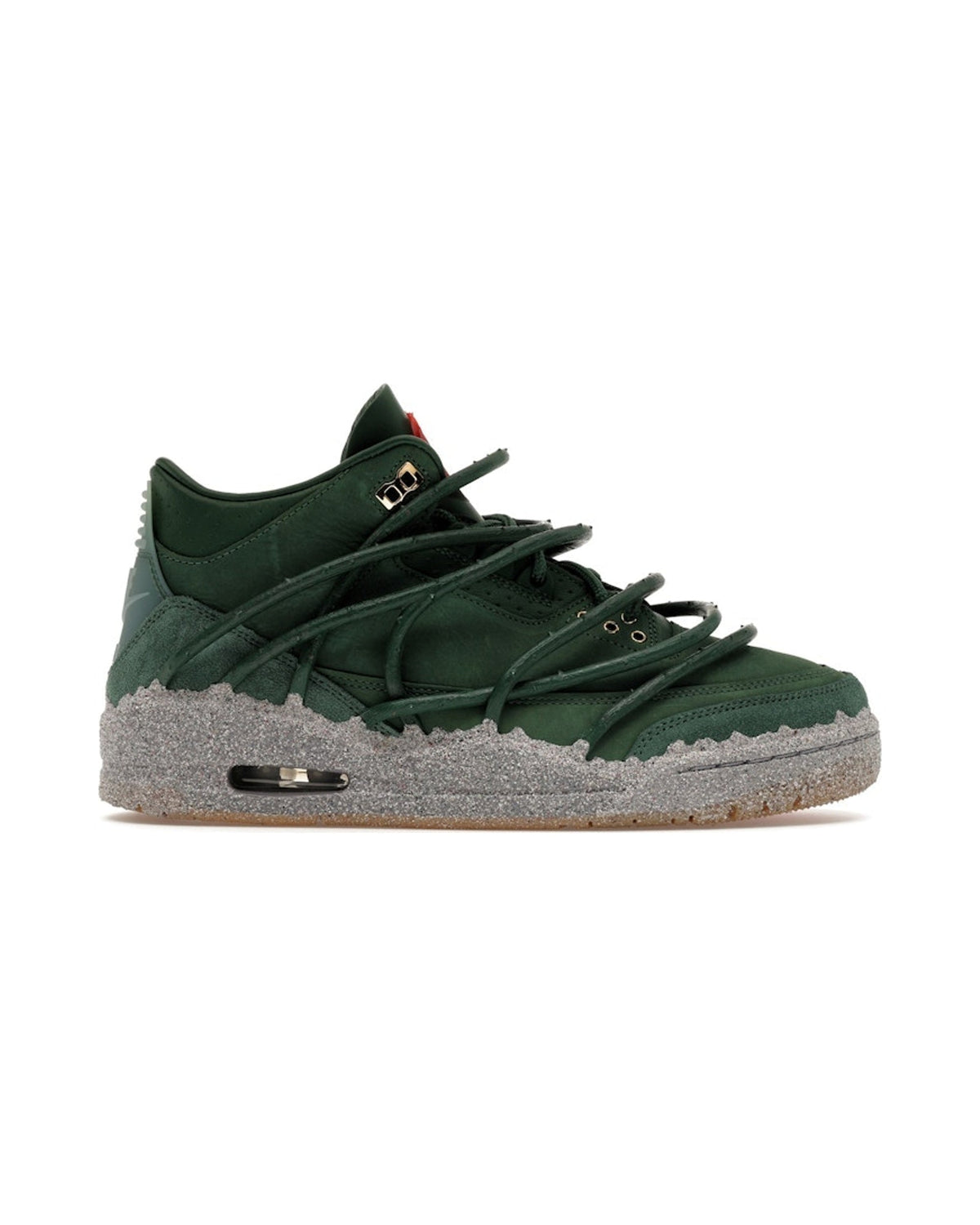 Jordan 3 Retro Teyana Taylor Concrete Rose (Women's) på hvit bakgrunn, peker mot høyre